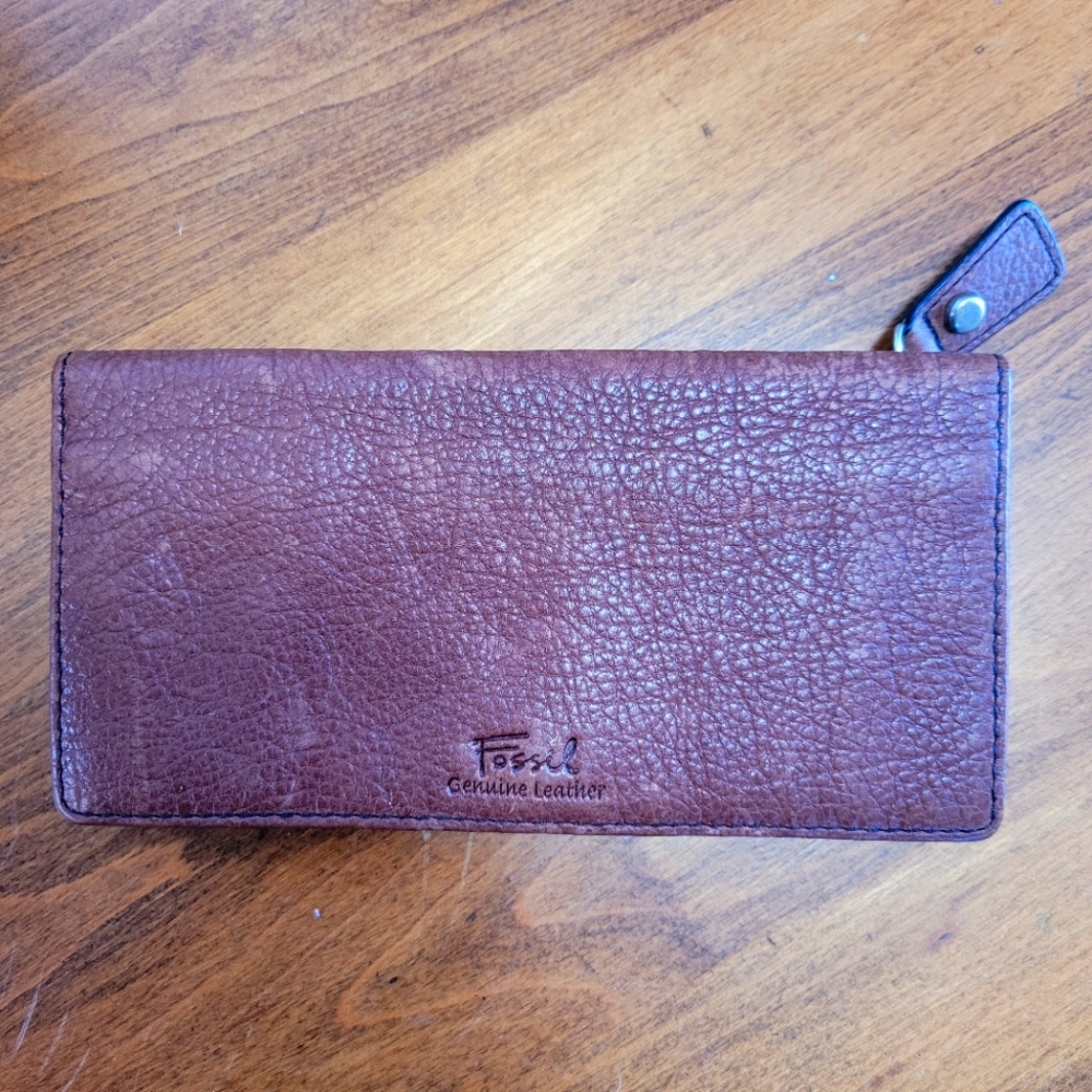 Leather Fossil Wallet